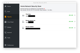 Home Network security Scan