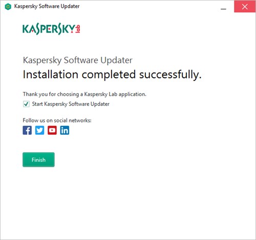 Kaspersky Software Updaterのインストール方法3