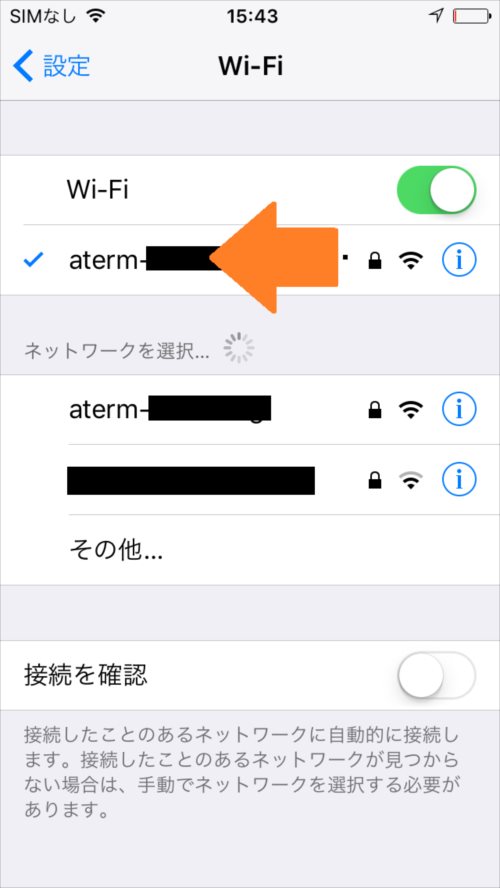 パブリックDNSの接続方法(iPhone/iPad編2)